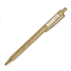 Stylo à paillettes bichette