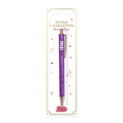 Stylo à paillettes têtue