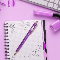 Stylo à paillettes têtue