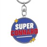 Porte-clés métallique "Super Connard"