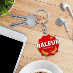 Porte-clés métallique Râleur de compet