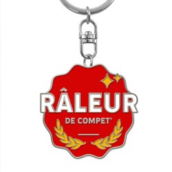 Porte-clés métallique Râleur de compet