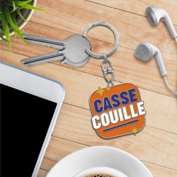 Porte-clés métallique Casse Couille