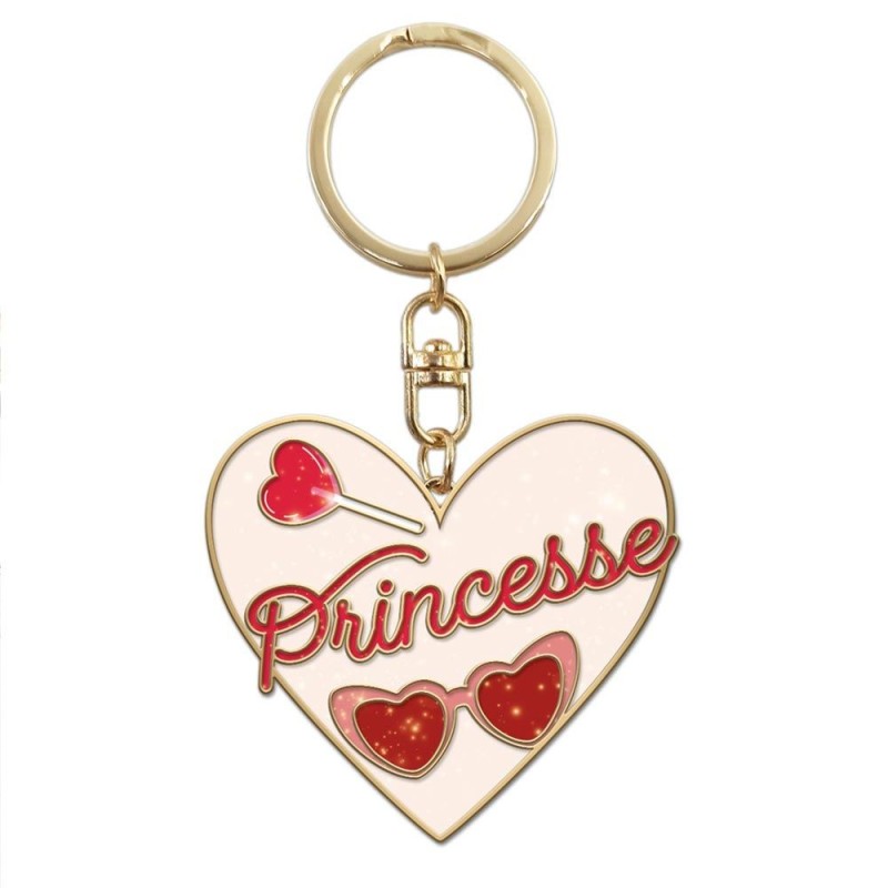 Porte-clés métallique Princesse