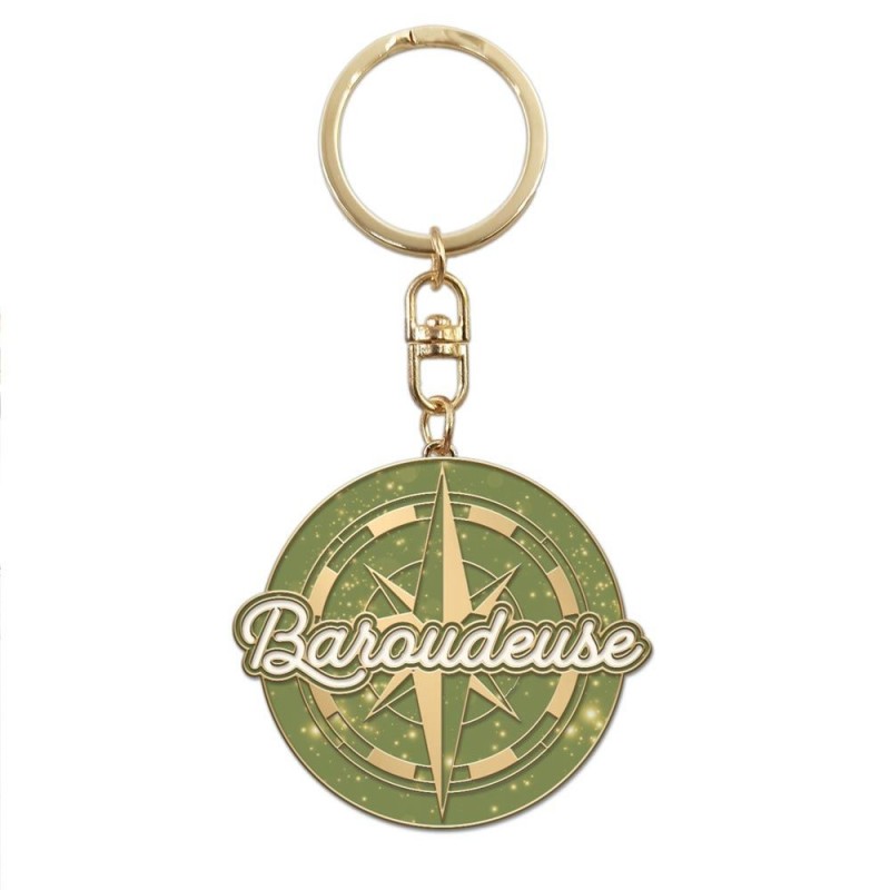 Porte-clés métallique Baroudeuse
