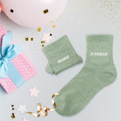 Chaussettes à paillettes duo MAMIE & D'AMOUR