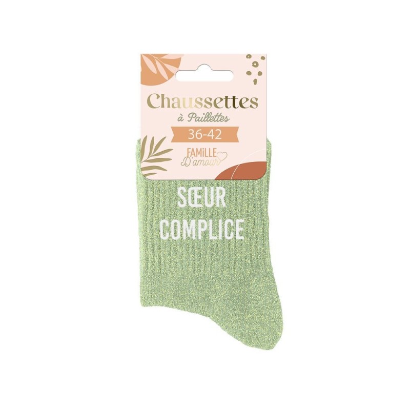 Chaussettes à paillettes SŒUR COMPLICE