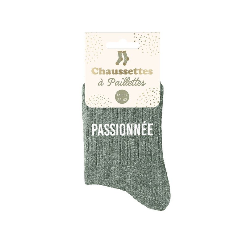 Chaussettes à paillettes Passionnée