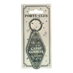 Porte-clés motel "Le Casse Couille de service"