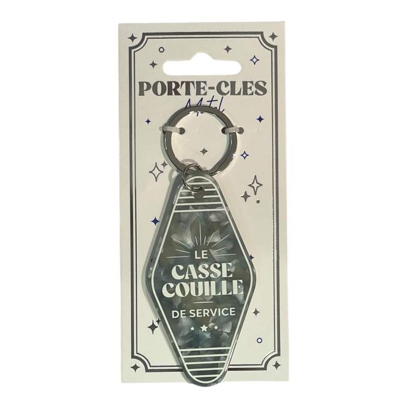 Porte-clés motel "Le Casse Couille de service"