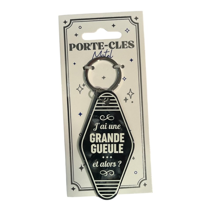 Porte-clés motel  grande gueule