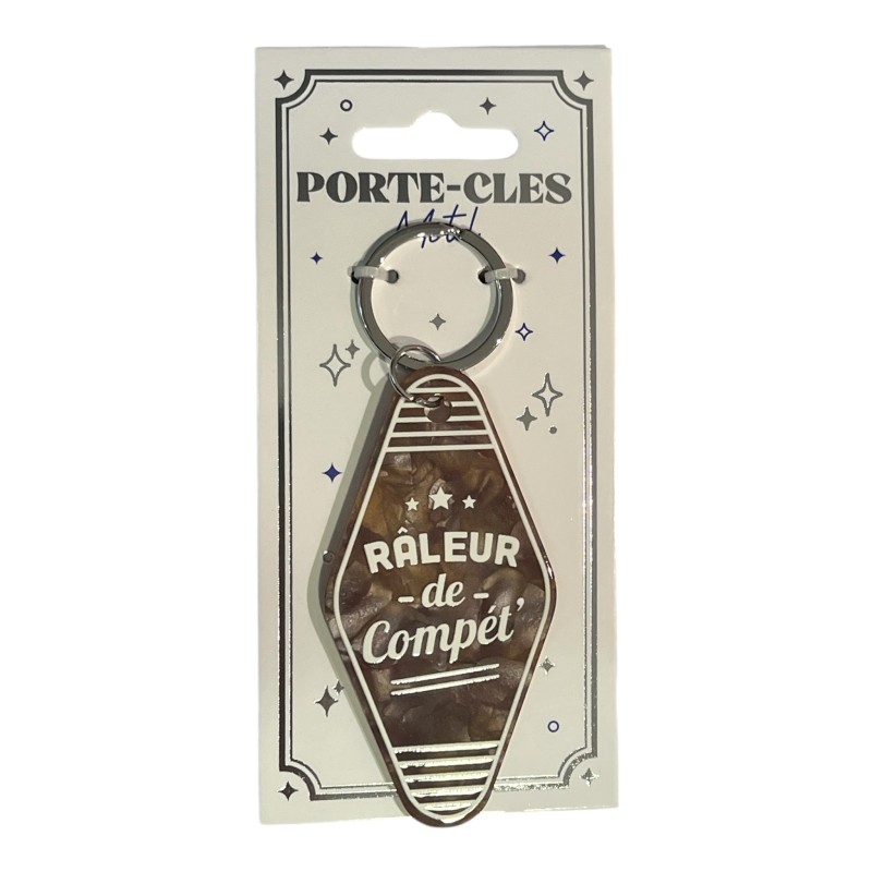 Porte-clés motel "Râleur de compet"