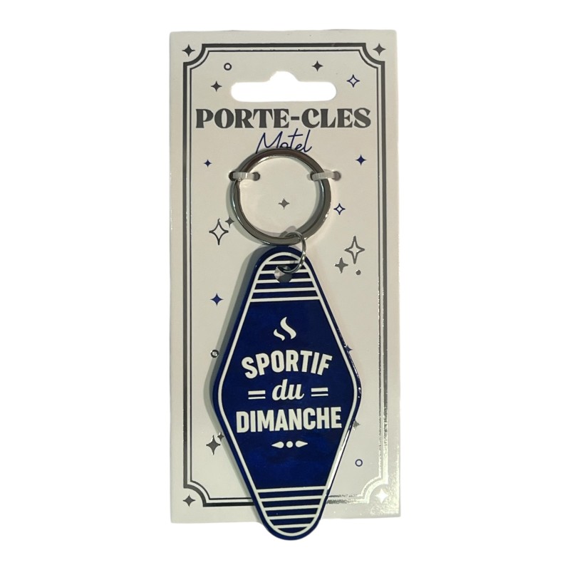 Porte-clés motel Sportif du dimanche