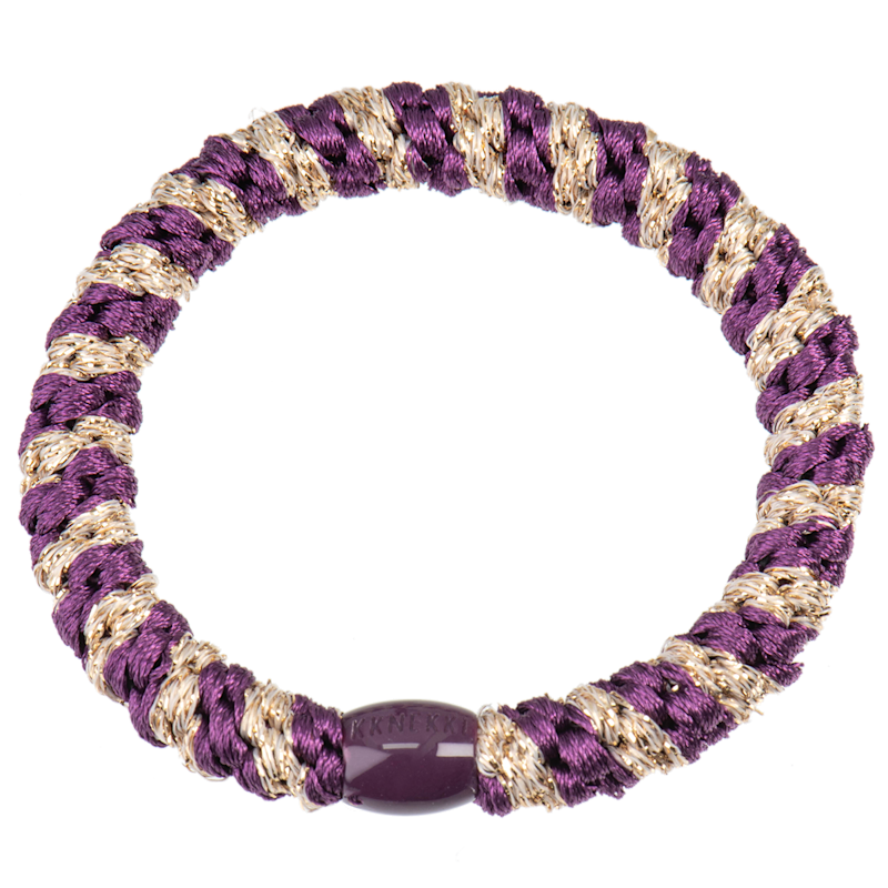 KKNEKKI Grape-Beige Glitter Stripe