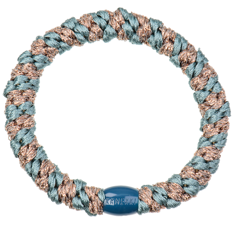 KKNEKKI Faded Green Taupe glitter stripe