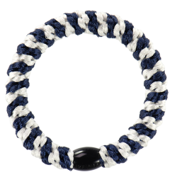 KKNEKKI White-Navy Stripe