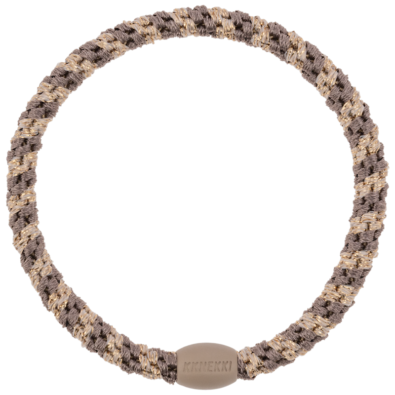 KKNEKKI slim taupe et beige pailleté