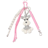 Porte-clés bijou de sac grigri chien