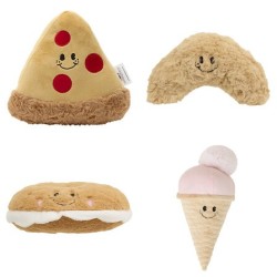 Peluche Junk Food 15 cm – Croissant