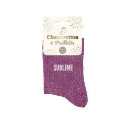 Chaussettes à paillettes Sublime
