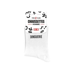 Chaussettes homme DINGUERIE
