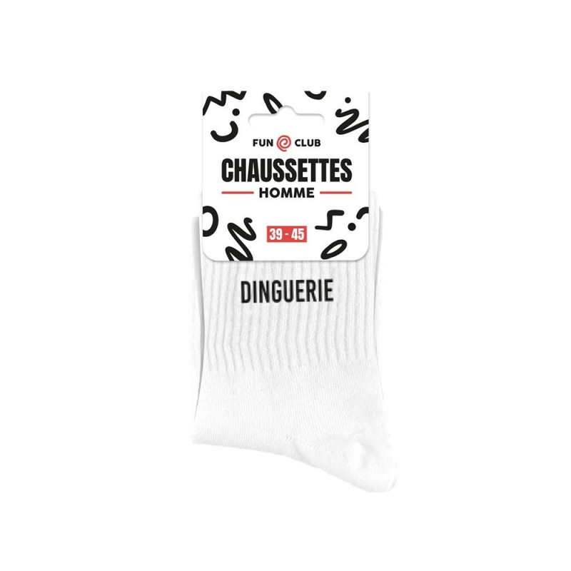 Chaussettes homme DINGUERIE