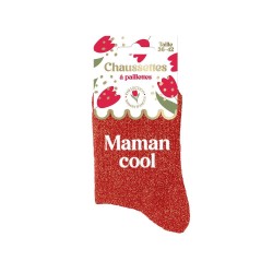 Chaussettes "MAMAN COOL"