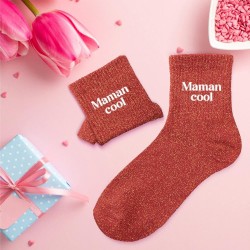 Chaussettes à paillettes Maman cool