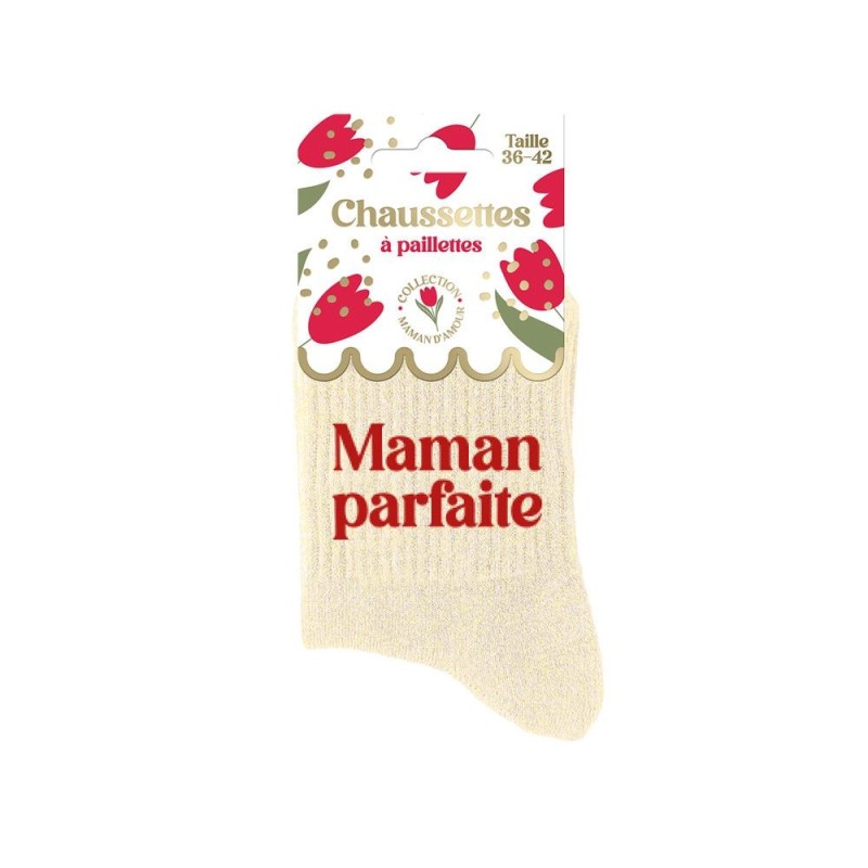 Chaussettes "MAMAN PARFAITE"