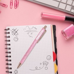 Stylo à paillettes princesse