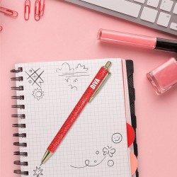 Stylo à paillettes diva