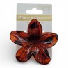Pince à Cheveux Fleur – Écaille Scintillante