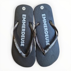 Tongs paillettes emmerdeuse