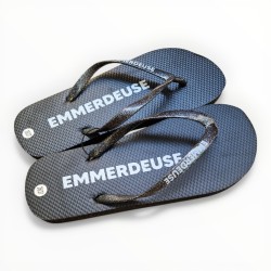 Tongs paillettes emmerdeuse