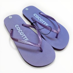 Tongs paillettes cocotte