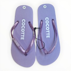 Tongs paillettes cocotte