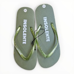 Tongs paillettes insolente