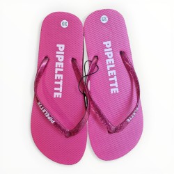 Tongs paillettes pipelette