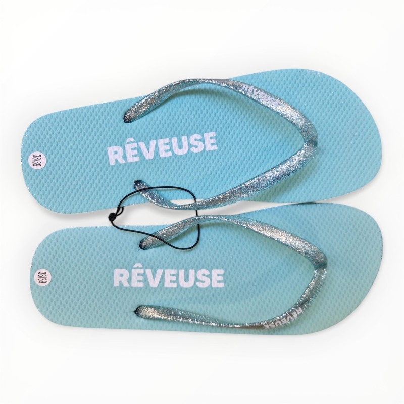 Tongs paillettes rêveuse