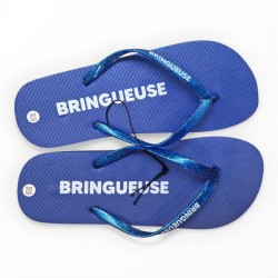 Tongs paillettes bringueuse