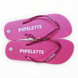 Tongs paillettes pipelette