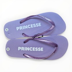 Tongs paillettes princesse