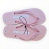 Tongs paillettes poulette