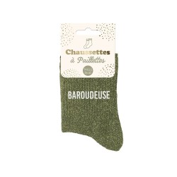 Chaussettes à paillettes Baroudeuse