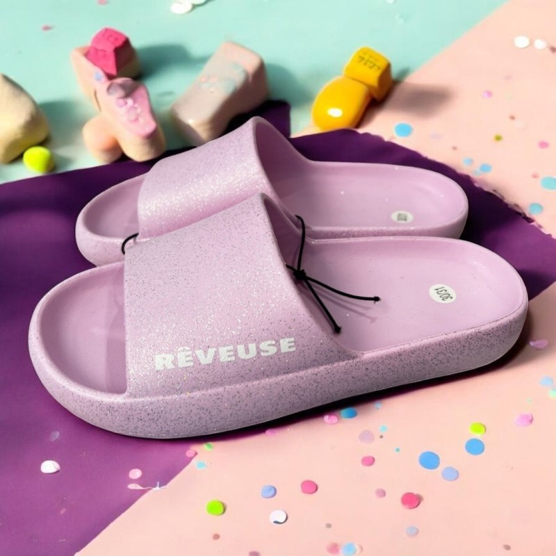 Claquettes à paillettes fille Rêveuse