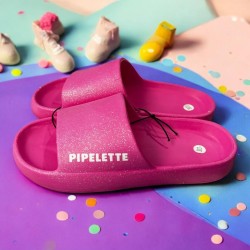 Claquettes à paillettes fille Pipelette