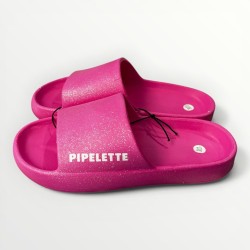 Claquettes à paillettes fille Pipelette
