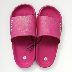 Claquettes à paillettes fille Pipelette