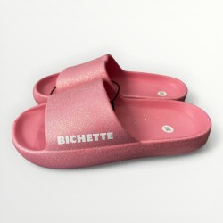 Claquettes à paillettes fille Bichette