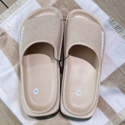 Claquettes à paillettes Insolente beige